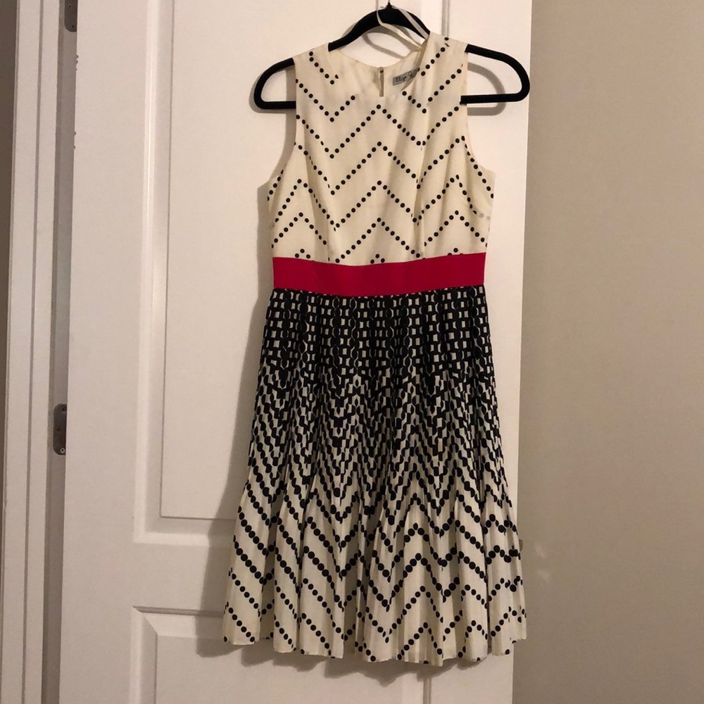 A Pretty Black & White Polka Dot Dress.